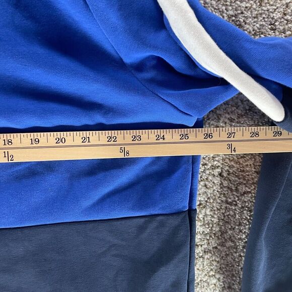 Nike Jacket Mens Extra Large Blue Cowl Neck Hoodie Sweatshirt Full Zip Casual - Picture 11 of 13